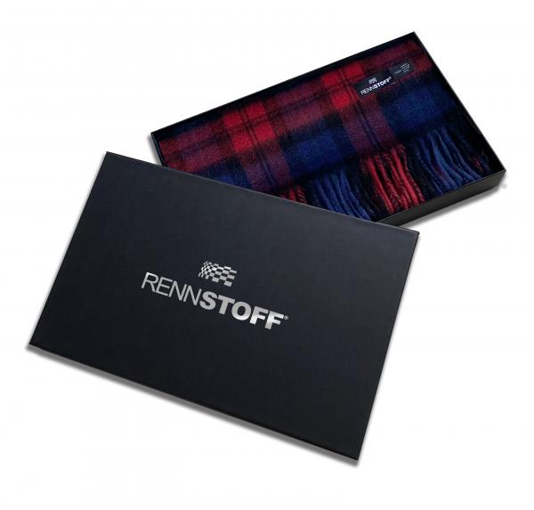 RENNSTOFF Schal Schottenkaro Rot-Blau